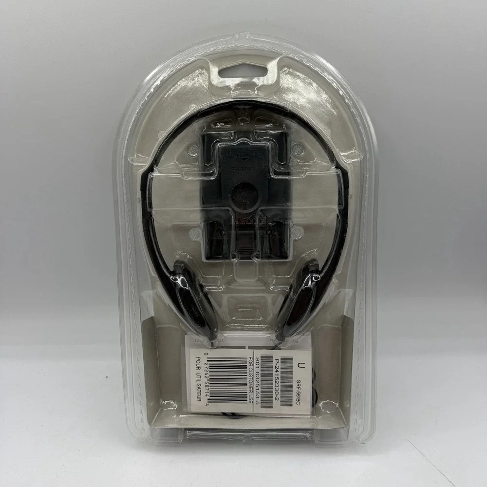 Sony SRF-56 Walkman Portable FM Stereo Radio w/ Belt Clip‎ & Headphones - SEALED